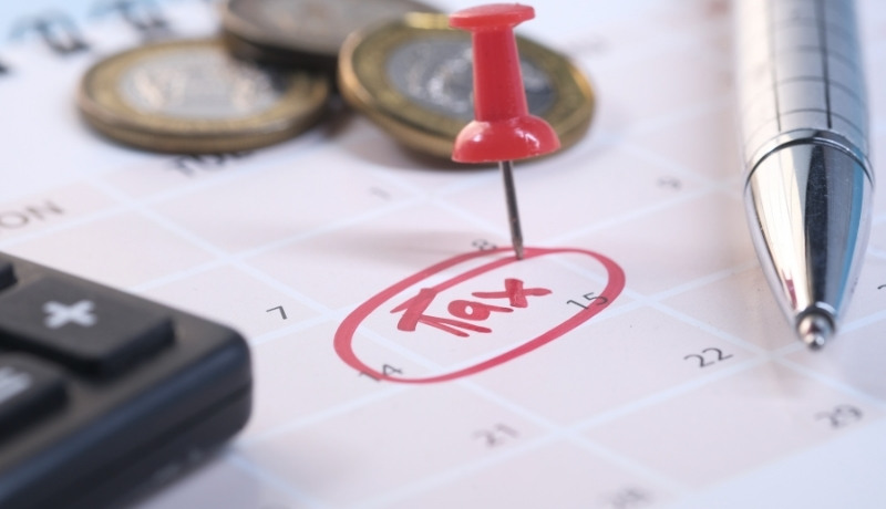 Kalender mit markiertem Stichtag